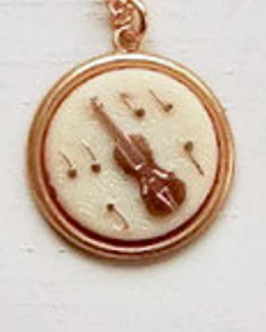 Melody - music charm necklace your choice