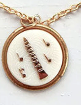 Melody - music charm necklace your choice