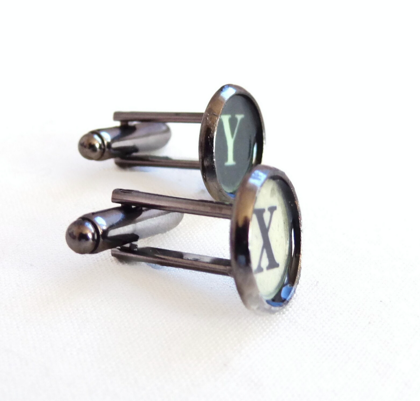 Typewriter Key Initial Letter cufflink