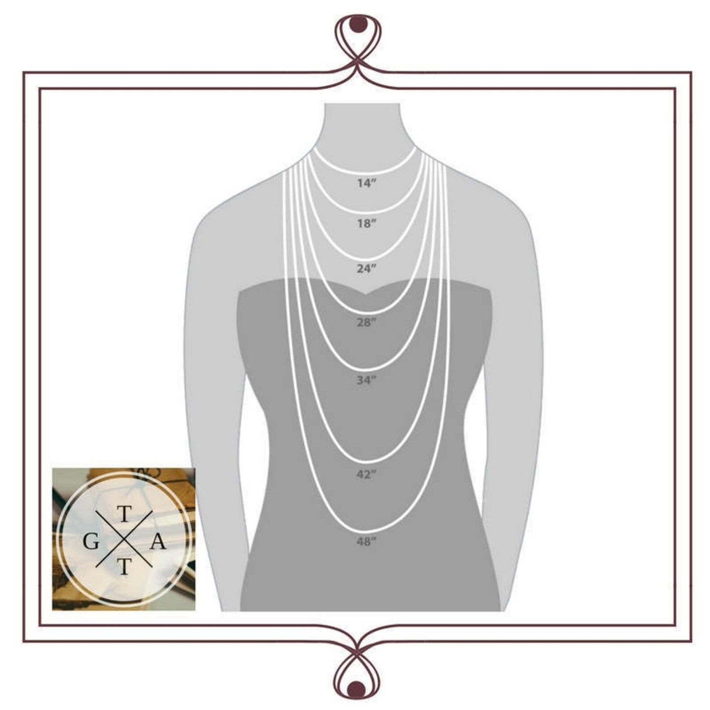 Gold ornate teardrop necklace