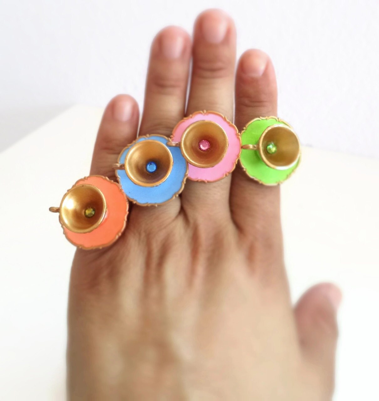Alice Teacup Ring Your Choice