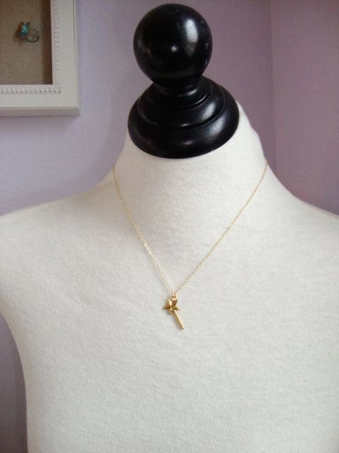 Glinda - magic wand necklace