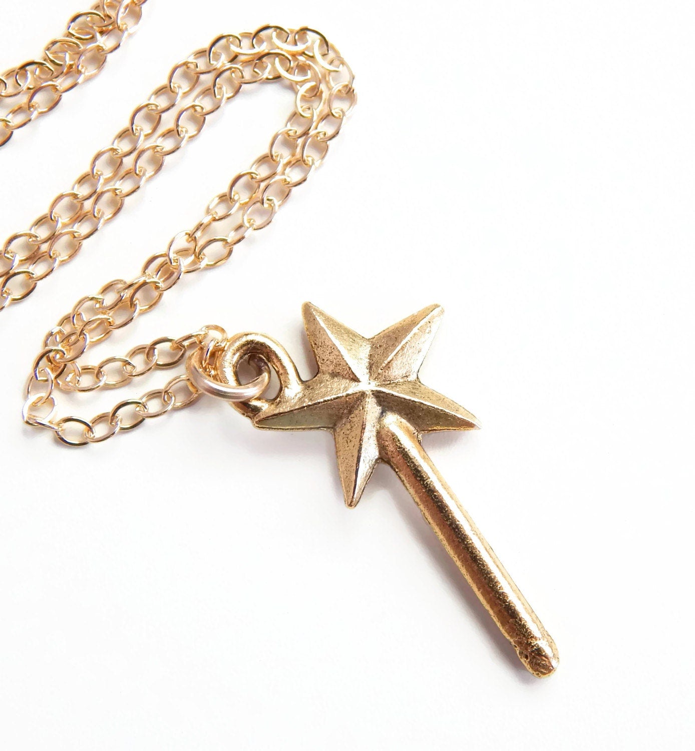 Glinda - magic wand necklace