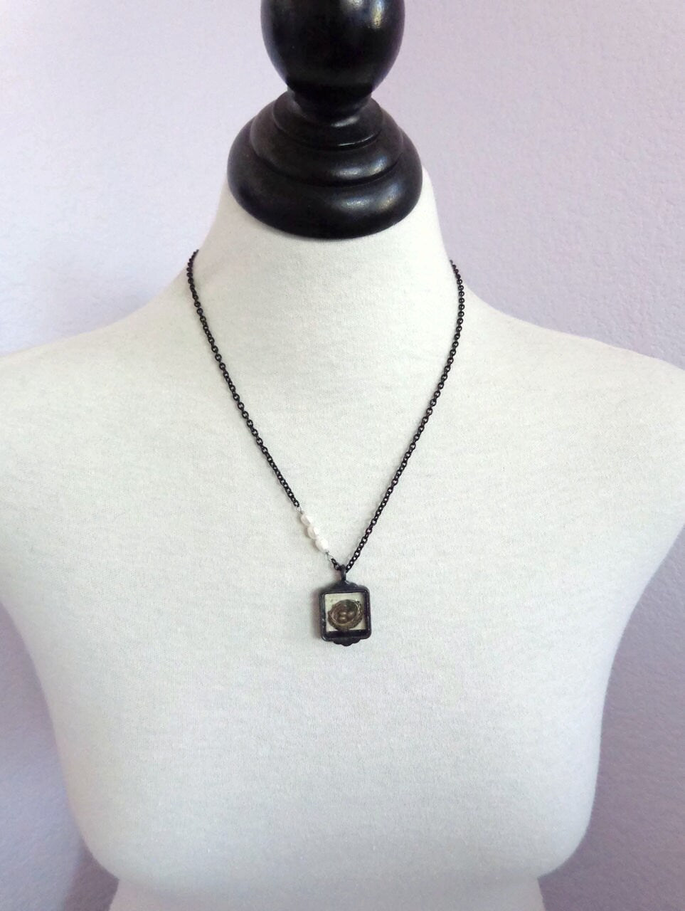 Hallie - bird nest necklace - three eggs nest necklace