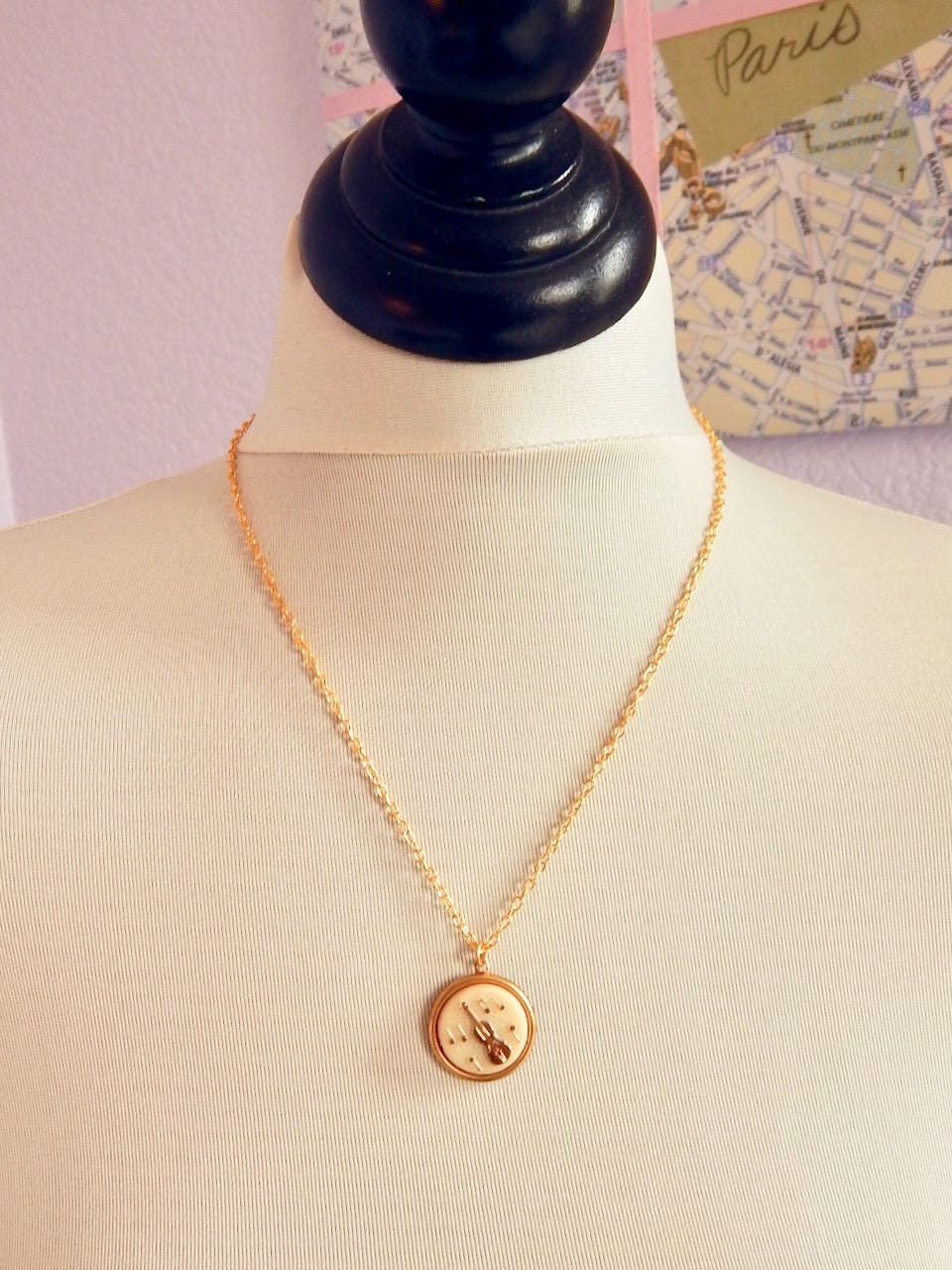 Melody - music charm necklace your choice