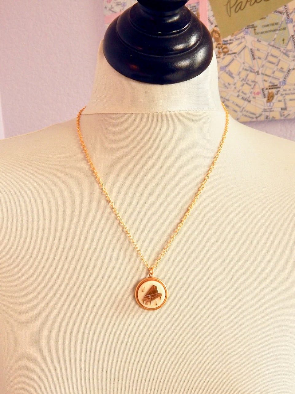 Melody - music charm necklace your choice