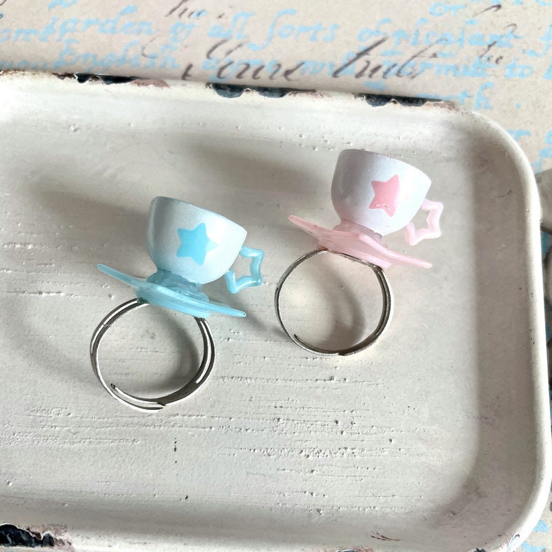 Miniature Star Teacup Ring