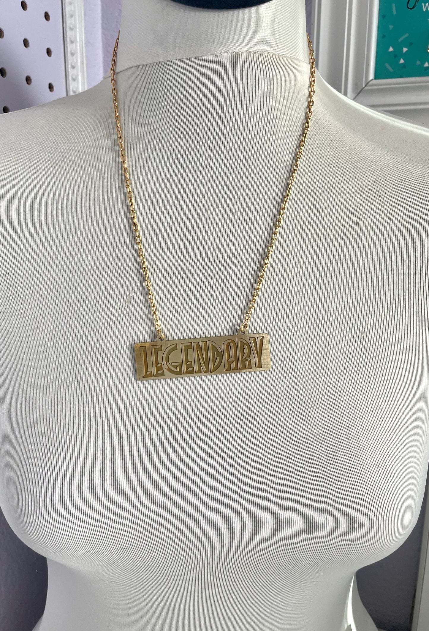 Legendary brass necklace