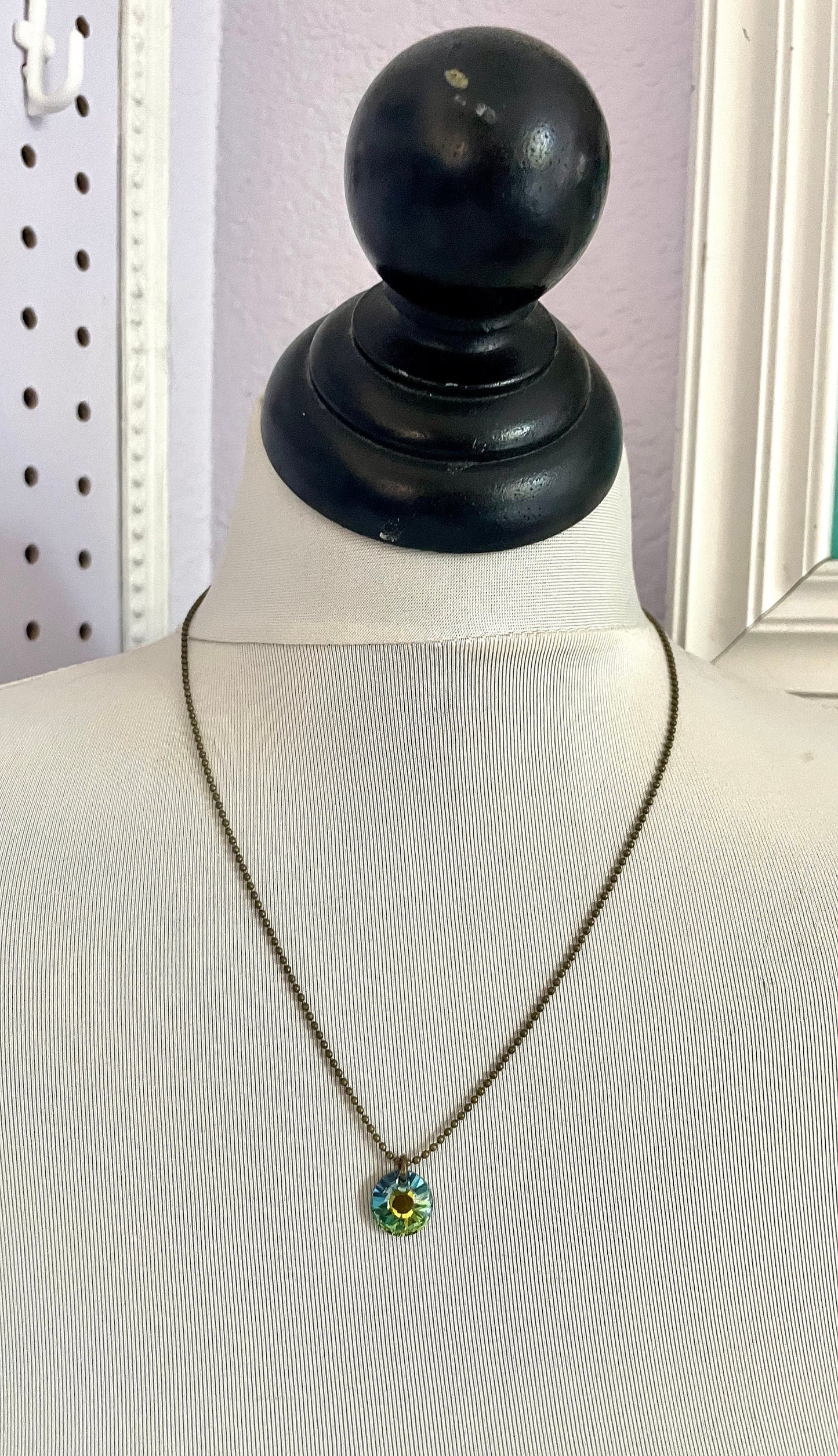 Colorful Swarovski pendant, earrings or set