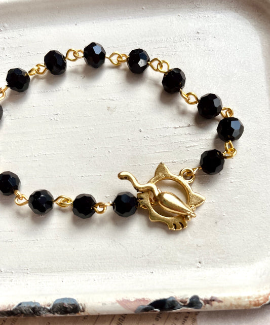 Black Cat and Mouse Bracelet